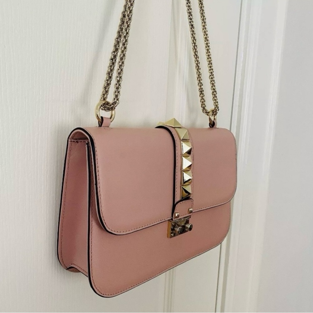 VALENTINO ROCKSTUD GLAM LOCK FLAP BAG - Picture 3 of 12
